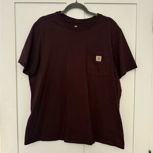 Carhartt Burgundy Original Fit T-Shirt